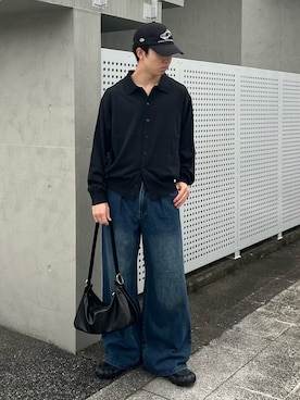 「CALLNE（カルネ）のアイテム」を使った、kenさん（メンズ・175cm）の秋コーディネート