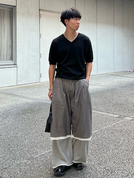 「アイテム（バッグ）」を使った、kenさん（メンズ・175cm・20代）の秋コーディネート