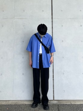 「shiki tokyo（シキトウキョウ）のアイテム（ローファー）」を使った、kenさん（メンズ・175cm）の春コーディネート