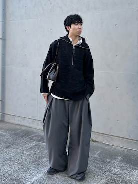 「アイテム（ハンドバッグ）」を使った、kenさん（メンズ・175cm・20代）の秋コーディネート