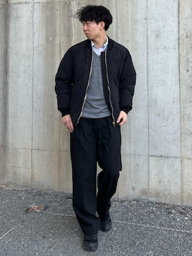 kenさん（メンズ・175cm）の冬コーディネート