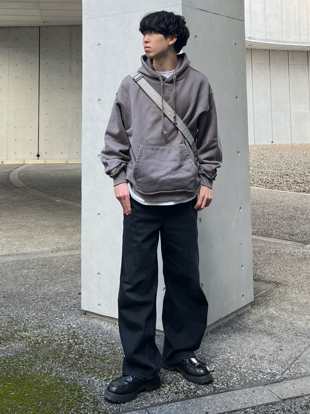 shiki tokyo（シキトウキョウ）の「OVERSIZED DOUBLE RIB PARKER