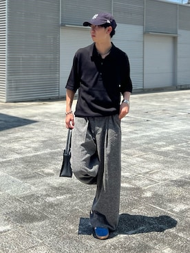 「アイテム（帽子）」を使った、kenさん（メンズ・175cm）の夏コーディネート