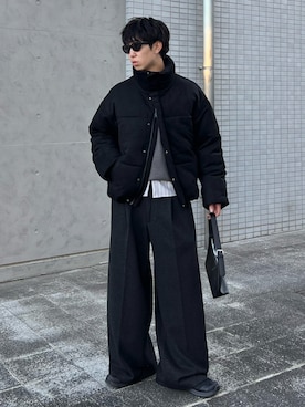 「アイテム（ベスト）」を使った、kenさん（メンズ・175cm）の冬コーディネート