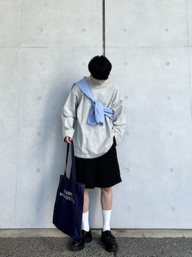 「shiki tokyo（シキトウキョウ）のアイテム（ローファー）」を使った、kenさん（メンズ・175cm）の春コーディネート