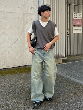 「アイテム（財布/小物）」を使った、kenさん（メンズ・175cm）の秋コーディネート