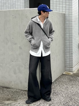 「アイテム（帽子）」を使った、kenさん（メンズ・175cm・20代）の秋コーディネート