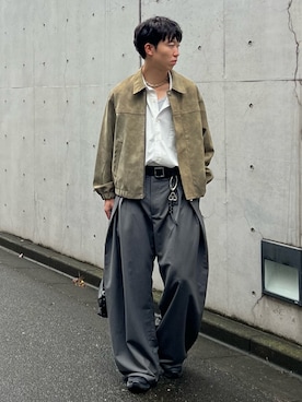 「アイテム（キーホルダー）」を使った、kenさん（メンズ・175cm）の秋コーディネート