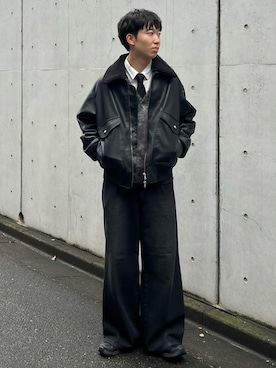 「アイテム（ブルゾン）」を使った、kenさん（メンズ・175cm・20代）の秋コーディネート