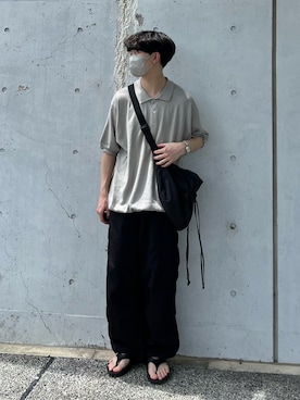 「UNIQLO（ユニクロ）のアイテム（バッグ）」を使った、kenさん（メンズ・175cm）の夏コーディネート