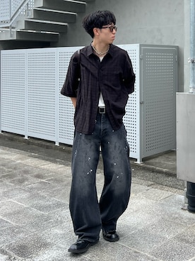 「アイテム（ハンドバッグ）」を使った、kenさん（メンズ・175cm）の夏コーディネート