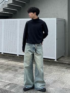 「アイテム（キーホルダー）」を使った、kenさん（メンズ・175cm）の秋コーディネート
