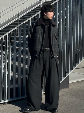 「アイテム（キーケース/キーアクセサリー）」を使った、kenさん（メンズ・175cm）の冬コーディネート