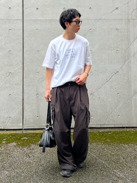 「アイテム（バッグ）」を使った、kenさん（メンズ・175cm）の夏コーディネート