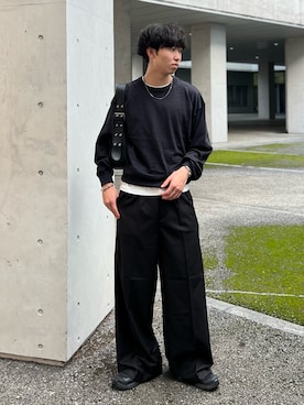 「アイテム（ハンドバッグ）」を使った、kenさん（メンズ・175cm）の秋コーディネート