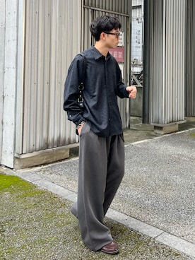 「アイテム（ローファー）」を使った、kenさん（メンズ・175cm）の秋コーディネート