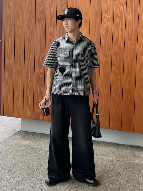 【CALLNE】1Tuck Wide Straight Deinm / 1タックワイドストレートデニム（12.8oz）