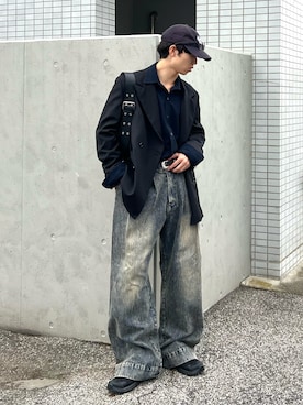 「アイテム（帽子）」を使った、kenさん（メンズ・175cm・20代）の秋コーディネート