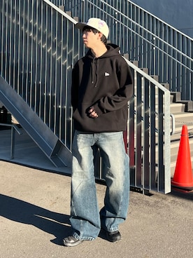 「アイテム（キャップ）」を使った、kenさん（メンズ・175cm・20代）の冬コーディネート