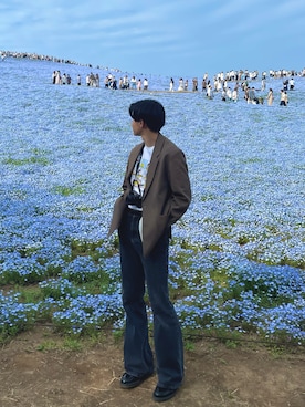 hilo_ただの記録用さん（メンズ・172cm）の春コーディネート