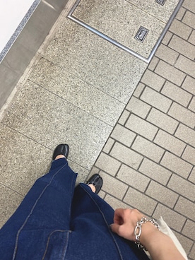 「ZARA（ザラ）のアイテム（サロペット/オーバーオール）」を使った、YU♡さん（レディース・158cm）の秋コーディネート