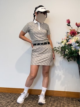 「アイテム（ポロシャツ）」を使った、qurocheさん（レディース・156cm）の秋コーディネート