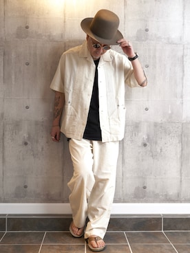 「Teva（テバ）のアイテム」を使った、YUSUKEさん（メンズ・172cm）の秋コーディネート