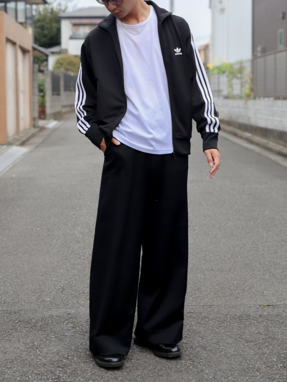 ORIMI】ブラックワイドスラックスsize1 FREAK'S STORE スラックス 限定