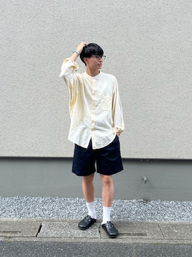 「LENO（リノ）のアイテム」を使った、utaさん（メンズ・179cm）の夏コーディネート