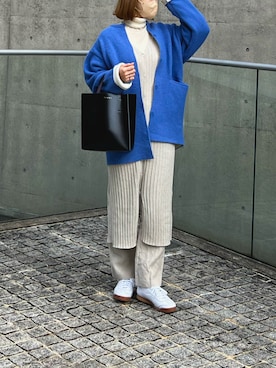 「SNIDEL」｜「アイテム（スニーカー）」を使った、弁慶の泣き所さん（レディース・165cm）の冬コーディネート