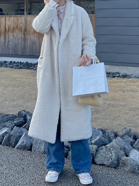 「Charles Chaton（シャルルシャトン）のアイテム（ジャケット/アウター）」を使った、弁慶の泣き所さん（レディース・165cm）の冬コーディネート