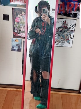 「悪魔」｜緑餃子さん（レディース・152cm）の秋コーディネート