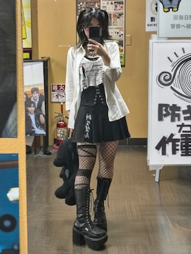 「アイテム（バックパック/リュック）」を使った、緑餃子さん（レディース・155cm）の夏コーディネート