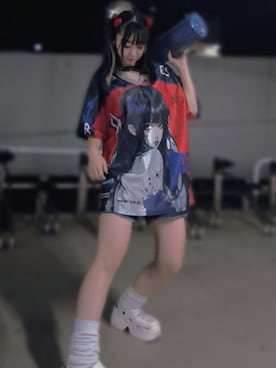 「アイテム（ヘアピン）」を使った、緑餃子さん（レディース・155cm）の秋コーディネート