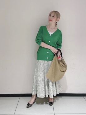 「イエベ」｜「アイテム（その他）」を使った、まさこさん（レディース・157cm）の春コーディネート