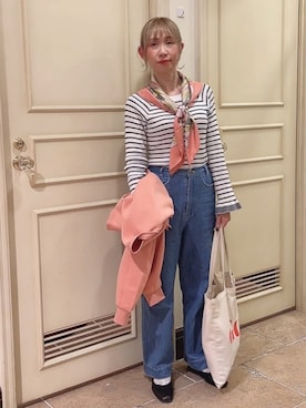 「テチチ(Te chichi)」｜「アイテム（財布/小物）」を使った、まさこさん（レディース・157cm）の春コーディネート