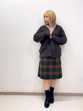 「メルトン」｜「アイテム（その他）」を使った、まさこさん（レディース・157cm）の秋コーディネート