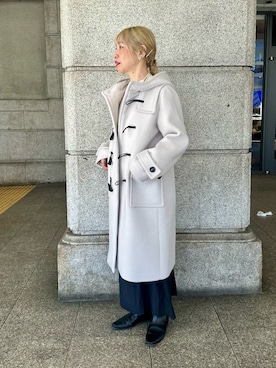 「Te chichi（テチチ）のアイテム（その他アウター）」を使った、まさこさん（レディース・157cm）の冬コーディネート