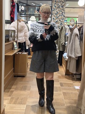 「イエベ」｜「アイテム（その他）」を使った、まさこさん（レディース・157cm）の秋コーディネート