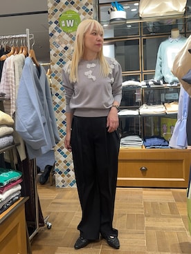 「春物」｜「アイテム（その他）」を使った、まさこさん（レディース・157cm）の冬コーディネート