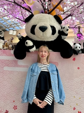「Gジャン」｜「アイテム（その他）」を使った、まさこさん（レディース・157cm）の春コーディネート
