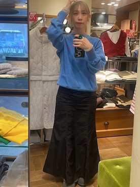 「Te chichi（テチチ）のアイテム（スウェット）」を使った、まさこさん（レディース・157cm）の冬コーディネート