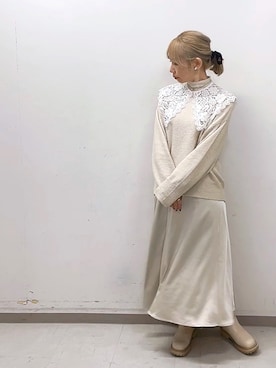 まさこさん（レディース・157cm）の冬コーディネート