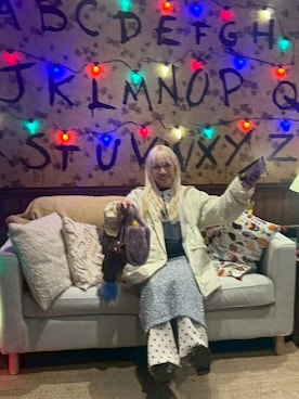 「アイテム（その他アウター）」を使った、まさこさん（レディース・157cm）の冬コーディネート