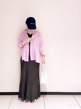 「テチチ(Te chichi)」｜「アイテム（帽子）」を使った、まさこさん（レディース・157cm）の夏コーディネート
