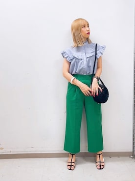 まさこさん（レディース・157cm）の夏コーディネート