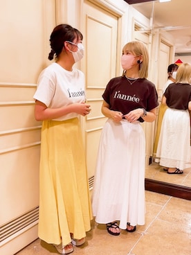 「ペアルック」｜「アイテム（その他）」を使った、まさこさん（レディース・157cm）の夏コーディネート