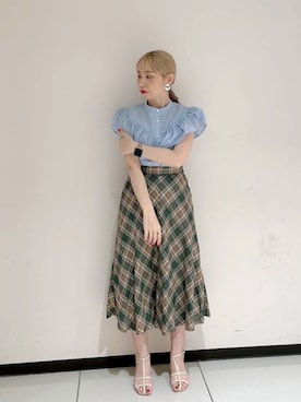 「Te chichi CLASSIC（テチチクラシック）のアイテム（トップス）」を使った、まさこさん（レディース・157cm）の春コーディネート