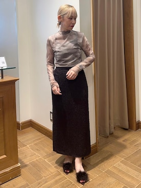 「フェザー」｜「アイテム（その他）」を使った、まさこさん（レディース・157cm）の夏コーディネート