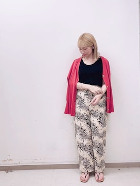 「ビーサン」｜「アイテム（その他）」を使った、まさこさん（レディース・157cm）の夏コーディネート